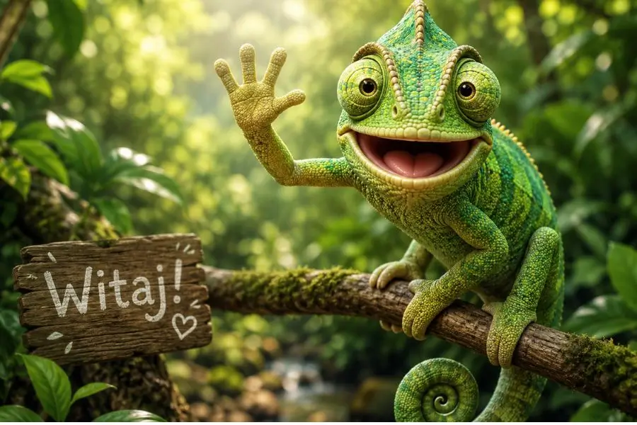 Żabka wita Cię na stronie glosnatury.pl